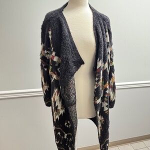 Entro Brand Boho / Aztec Style Cardigan Sweater